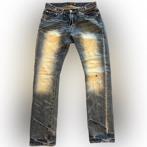 Undercover chaos multi-zipper denim